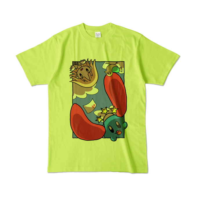 カラーTシャツ - L - ライトグリーン (淡色)