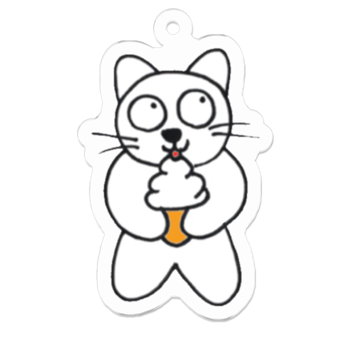 アクリルキーホルダー - 50 x 50 (mm)