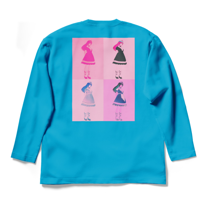 ロングスリーブTシャツ - L - ターコイズ