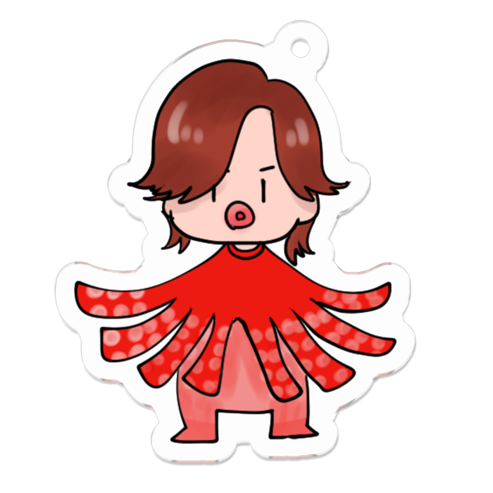 アクリルキーホルダー - 50 x 50 (mm)