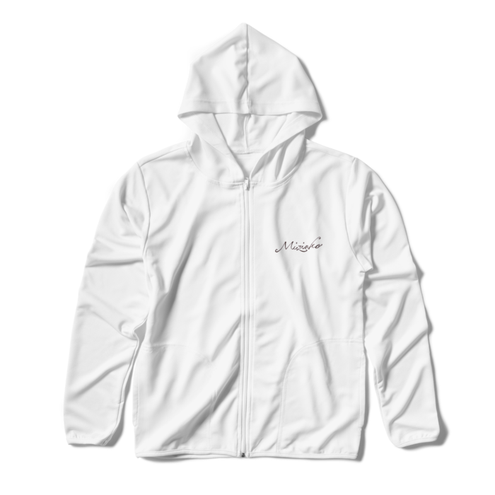 ジップパーカー - S - ホワイト