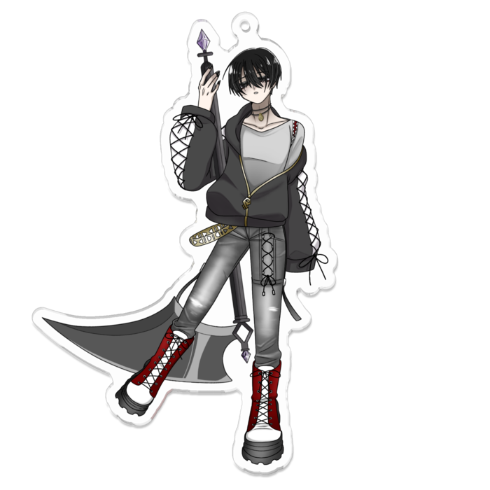 アクリルキーホルダー - 100 x 100 (mm)