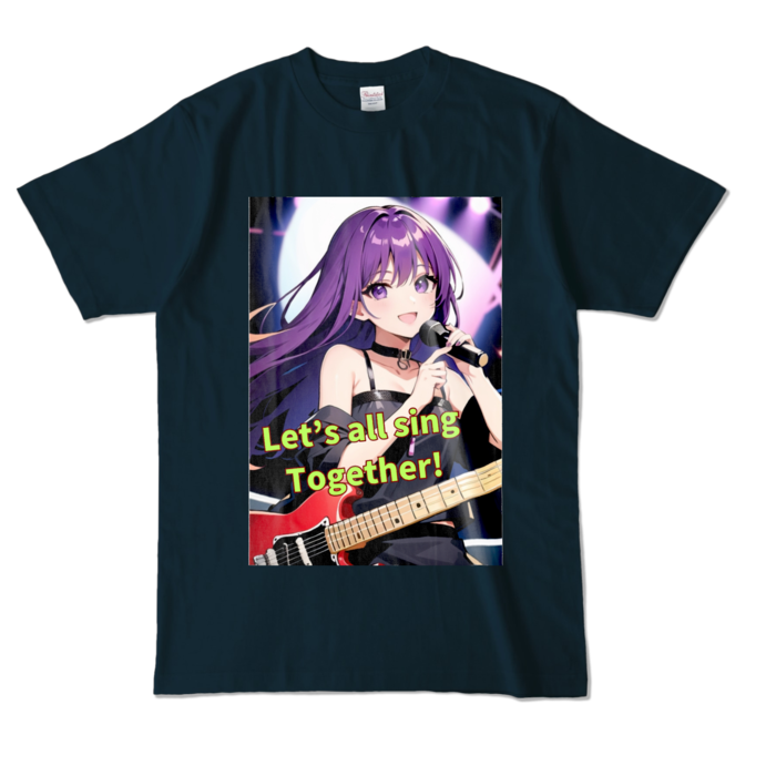 カラーTシャツ - L - ネイビー (濃色)
