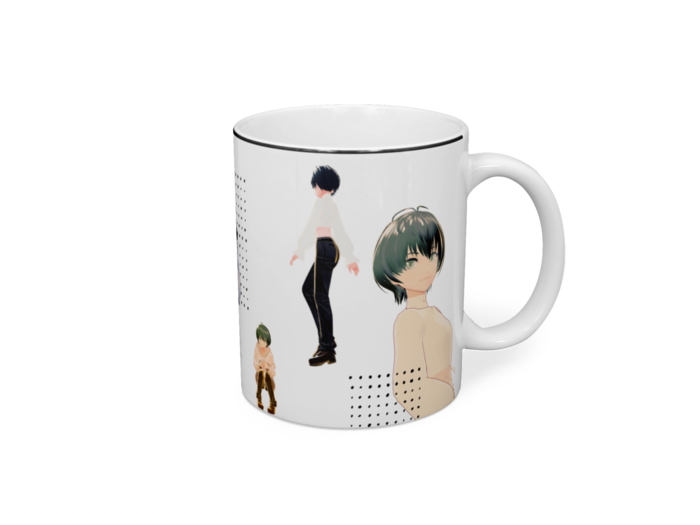 マグカップ - 直径 8 cm / 高さ 9.5 cm