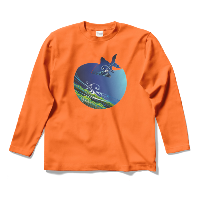 ロングスリーブTシャツ - S - オレンジ