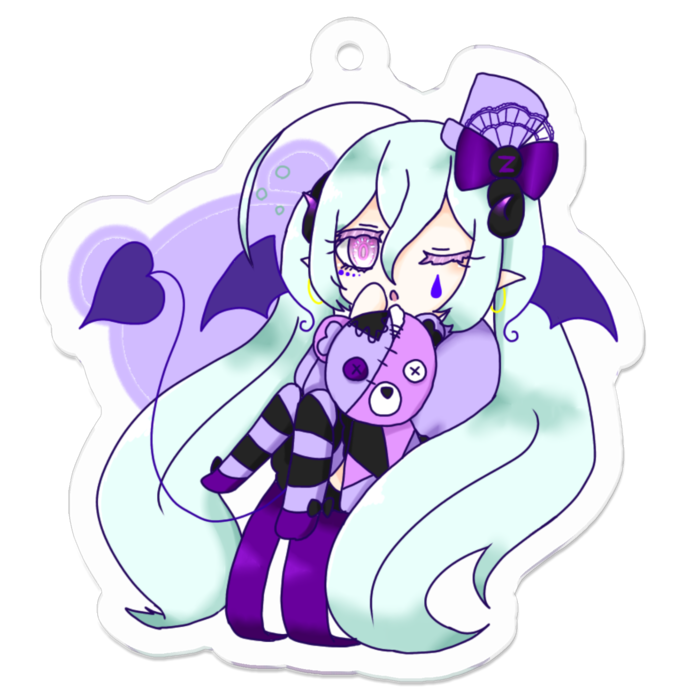 アクリルキーホルダー - 50 x 50 (mm)