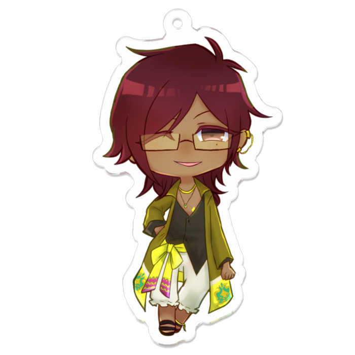 エイト アクリルキーホルダー - 70 x 70 (mm)