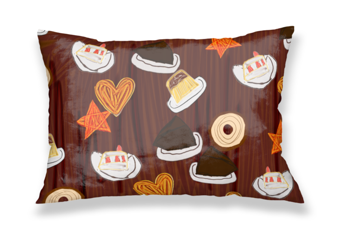 枕カバー - 43x63cm - 両面