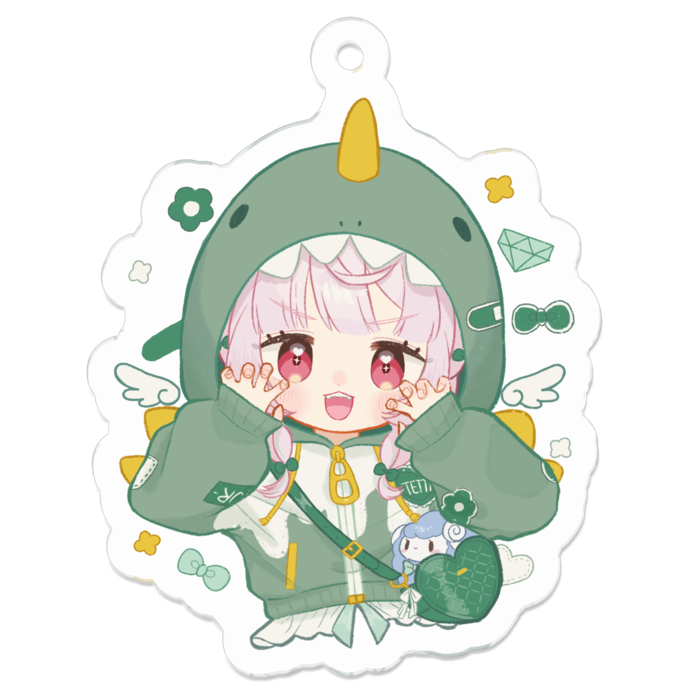 アクリルキーホルダー - 50 x 50 (mm)
