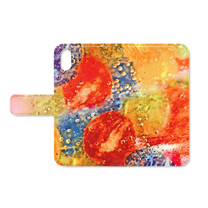 手帳型iPhoneケース - iPhone XS / X - ストラップ穴 あり