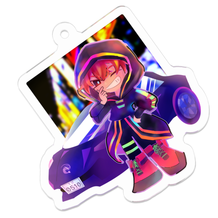 アクリルキーホルダー - 50 x 50 (mm)