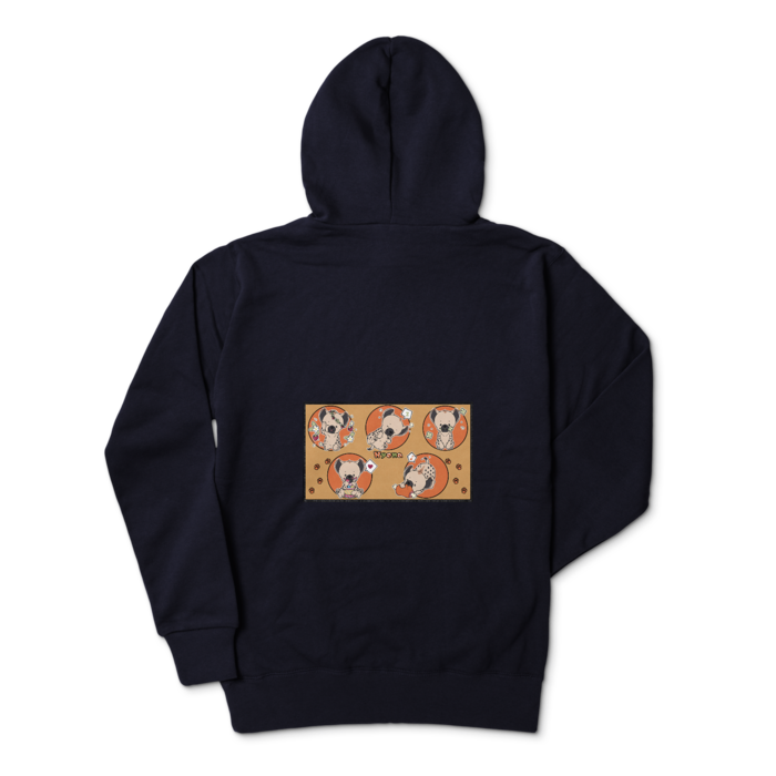 ジップパーカー - L - ネイビー