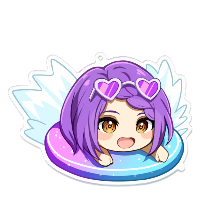 アクリルキーホルダー - 100 x 100 (mm)