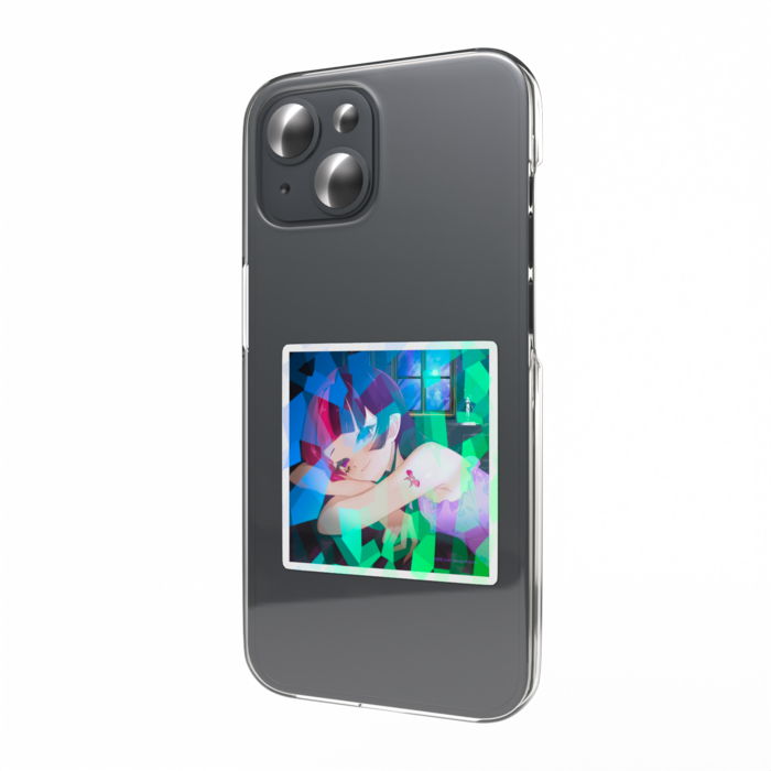 ホログラムスマホステッカー - 縦