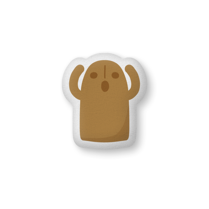 ふかふかクッション - 中（H56×W36cm） - 片面