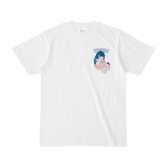 天宮こころ の胸ぷりTシャツ - S - ピンク-ポニーテール