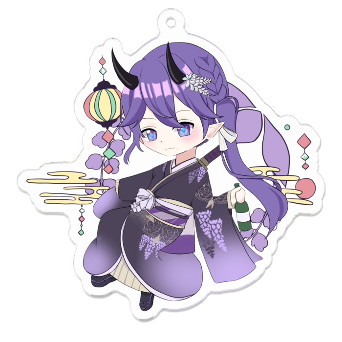 アクリルキーホルダー - 70 x 70 (mm)