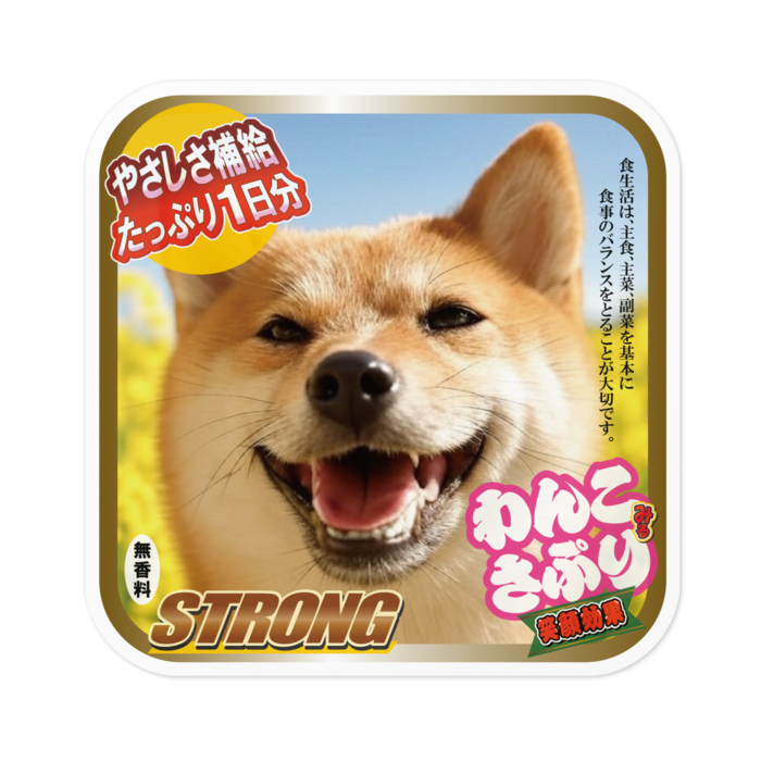 ステッカー - 100 x 100 (mm)