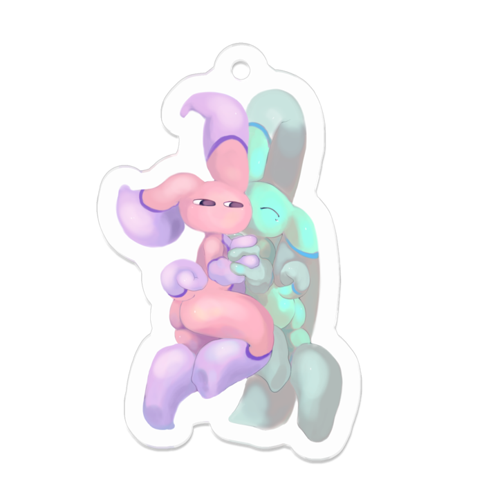 アクリルキーホルダー - 50 x 50 (mm)