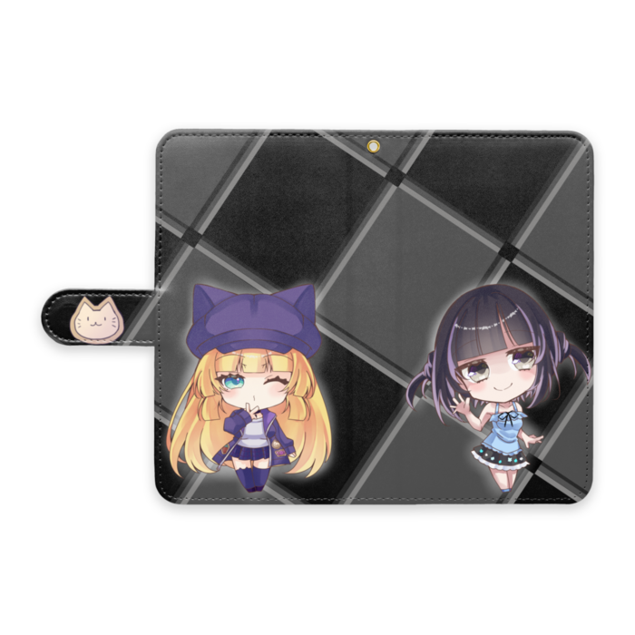 手帳型Androidケース - L - ストラップ穴 あり