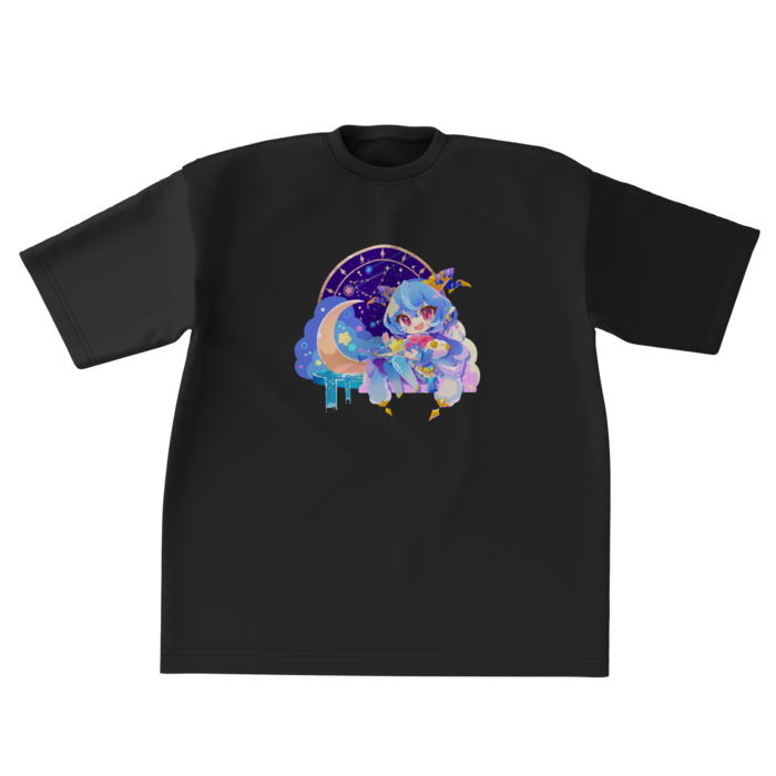 【黒】ビッグシルエットTシャツ - XL 