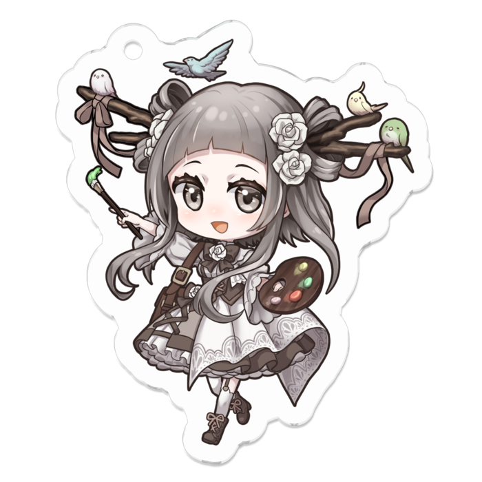 アクリルキーホルダー - 50 x 50 (mm)
