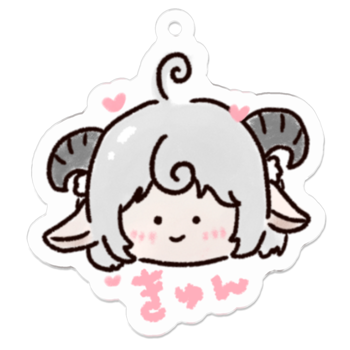 アクリルキーホルダー - 50 x 50 (mm)