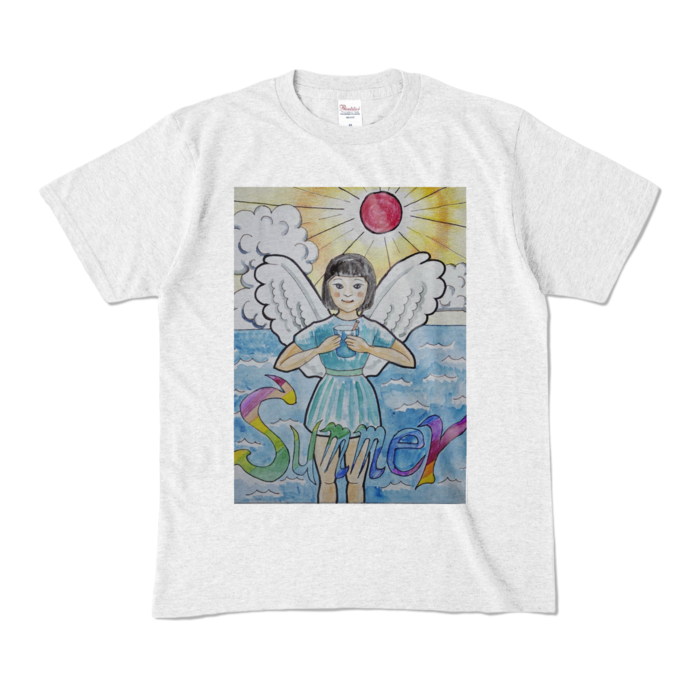 カラーTシャツ - M - アッシュ (淡色)