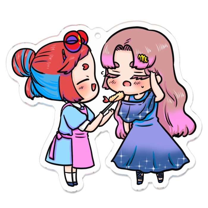 アクリルキーホルダー - 70 x 70 (mm)