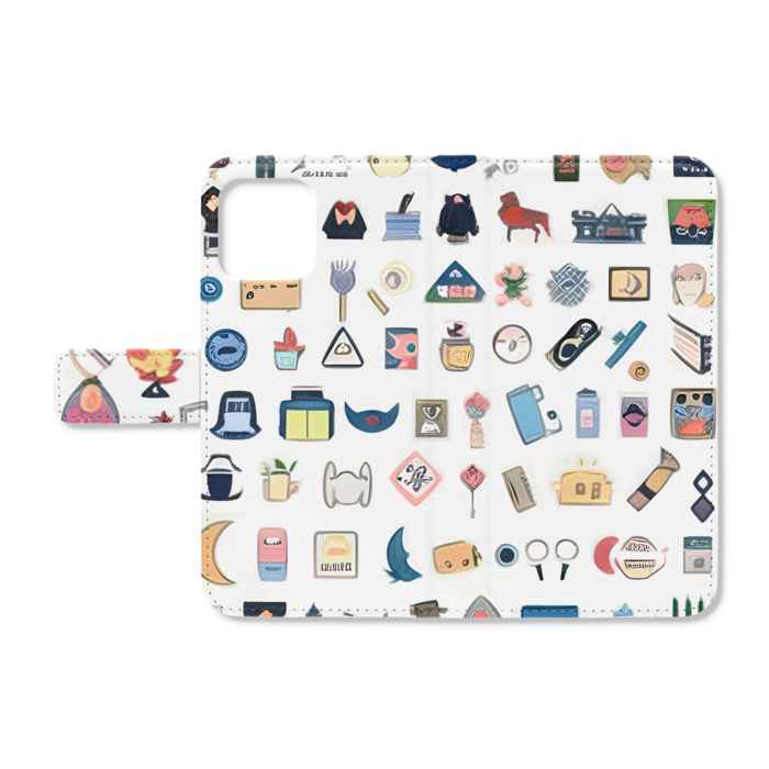 手帳型iPhoneケース - iPhone12 / 12 Pro - ストラップ穴 なし