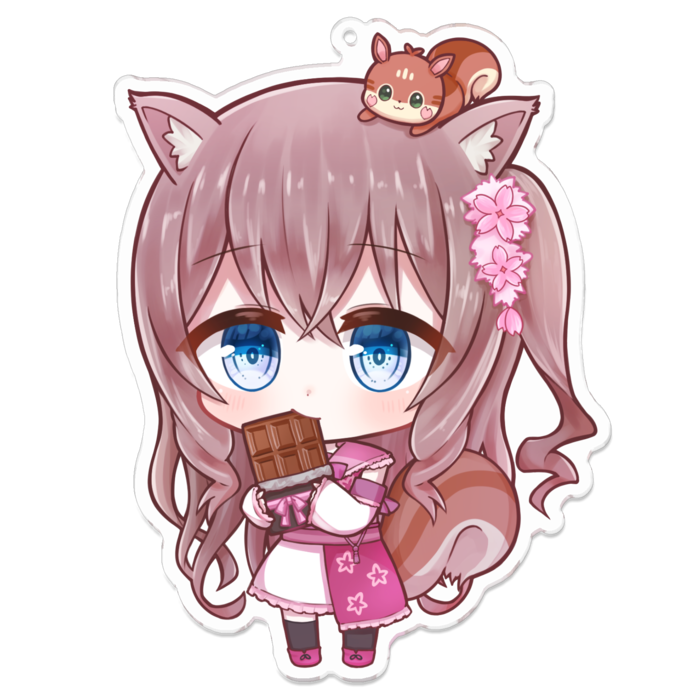 アクリルキーホルダー - 100 x 100 (mm)