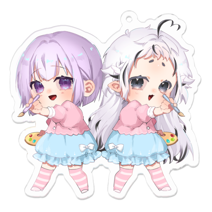 アクリルキーホルダー - 70 x 70 (mm)