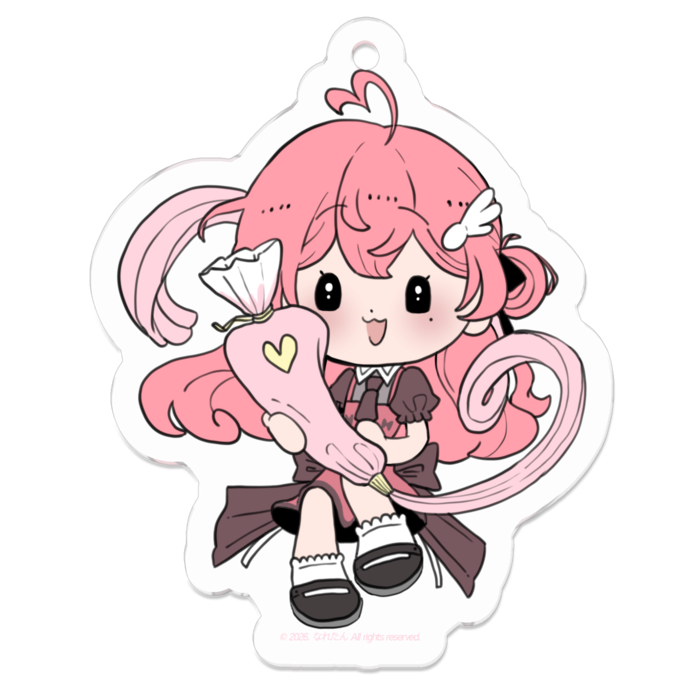 アクリルキーホルダー - 50 x 50 (mm)