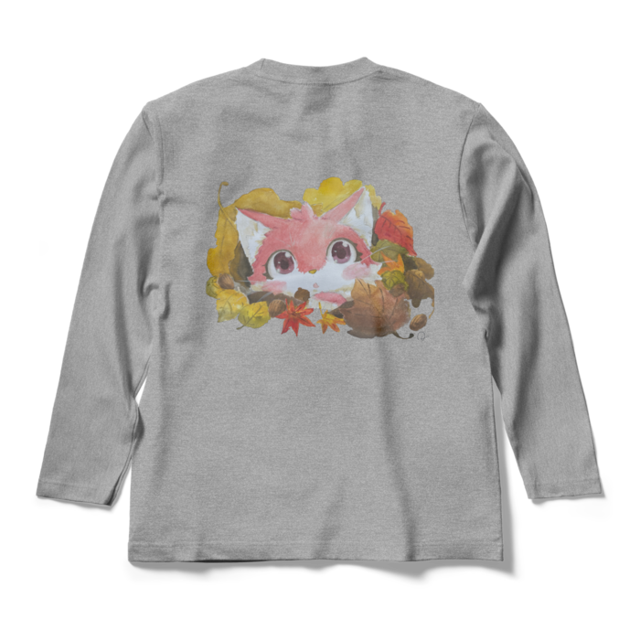 ロングスリーブTシャツ - M - 杢グレー(1)