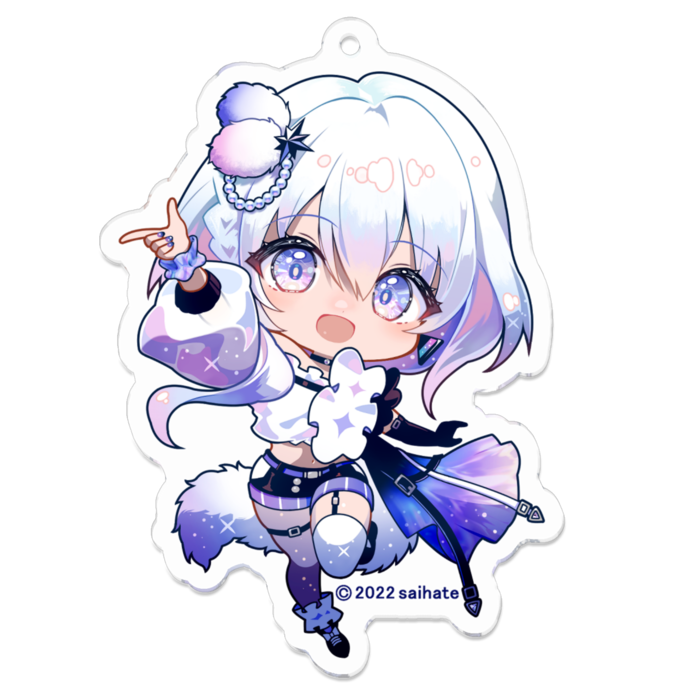 アクリルキーホルダー - 70 x 70 (mm)