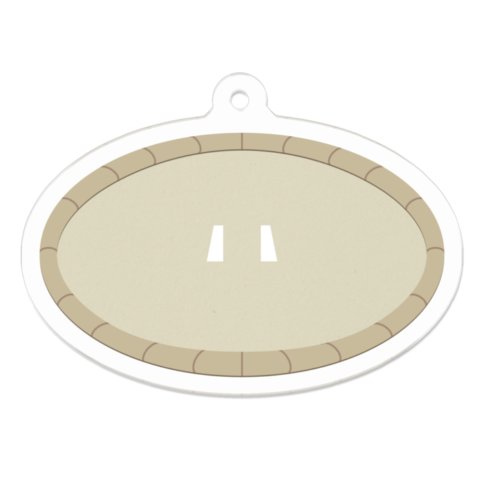 アクリルキーホルダー - 50 x 50 (mm)