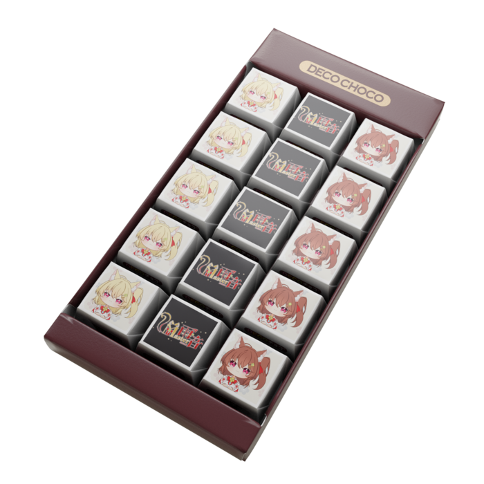 DECOチョコ - 列ごとにデザイン