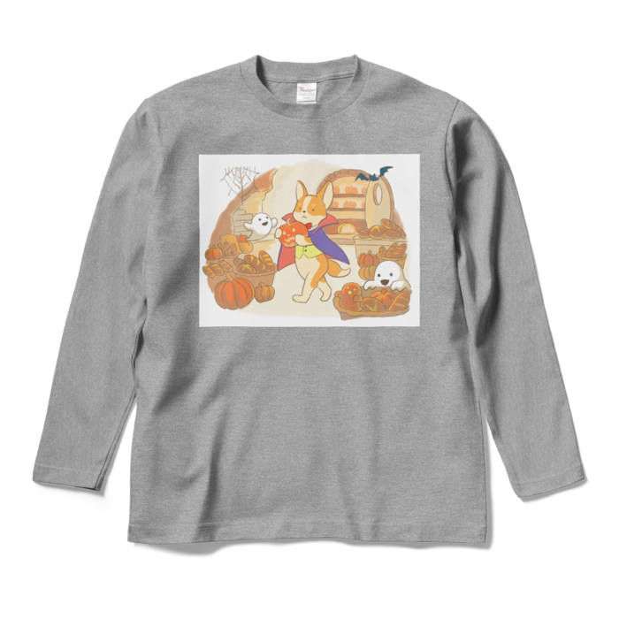 ロングスリーブTシャツ - M - 杢グレー