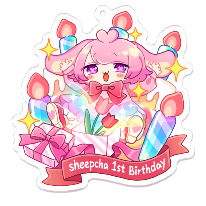 アクリルキーホルダー - 70 x 70 (mm)