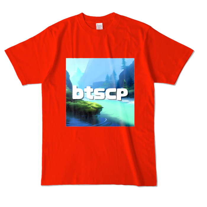 カラーTシャツ - L - レッド (濃色)