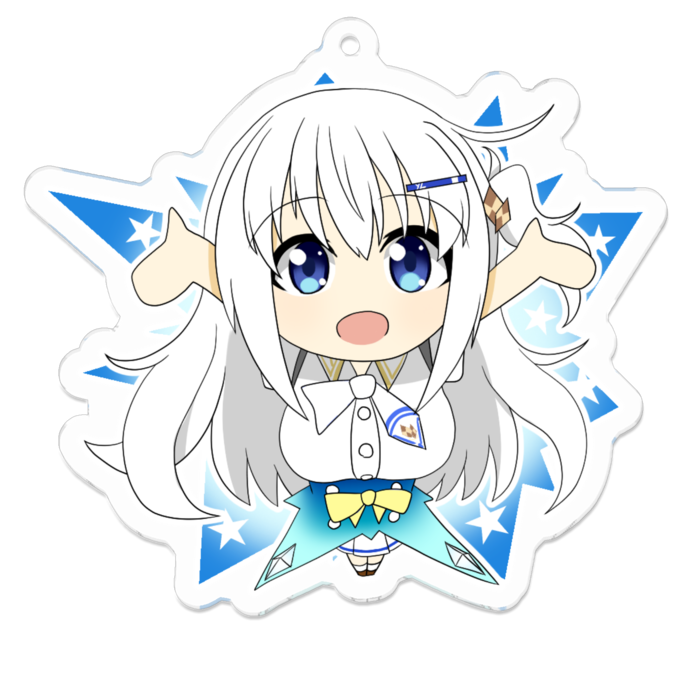 アクリルキーホルダー（コーティング） - 70 x 70 (mm)