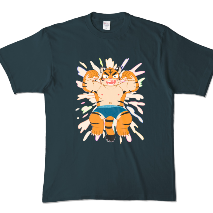 カラーTシャツ - XL - デニム (濃色)