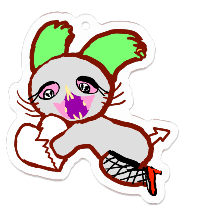 アクリルキーホルダー - 50 x 50 (mm)