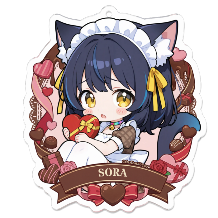 アクリルキーホルダー - 70 x 70 (mm)