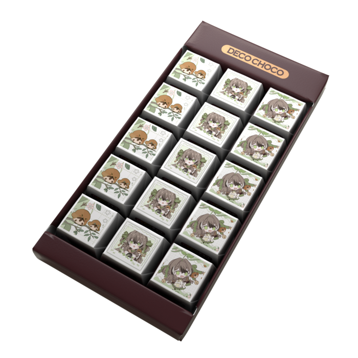 DECOチョコ - 列ごとにデザイン