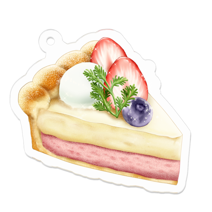 アクリルキーホルダー - 50 x 50 (mm)