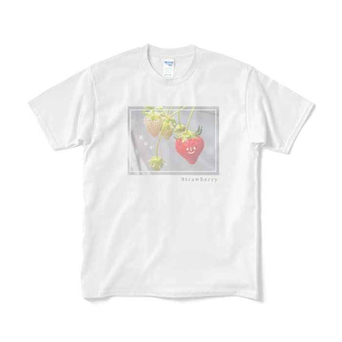 StrawberryTシャツ（短納期） - M - ホワイト