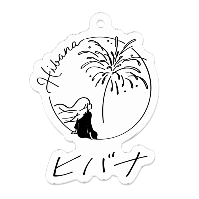 アクリルキーホルダー - 50 x 50 (mm)