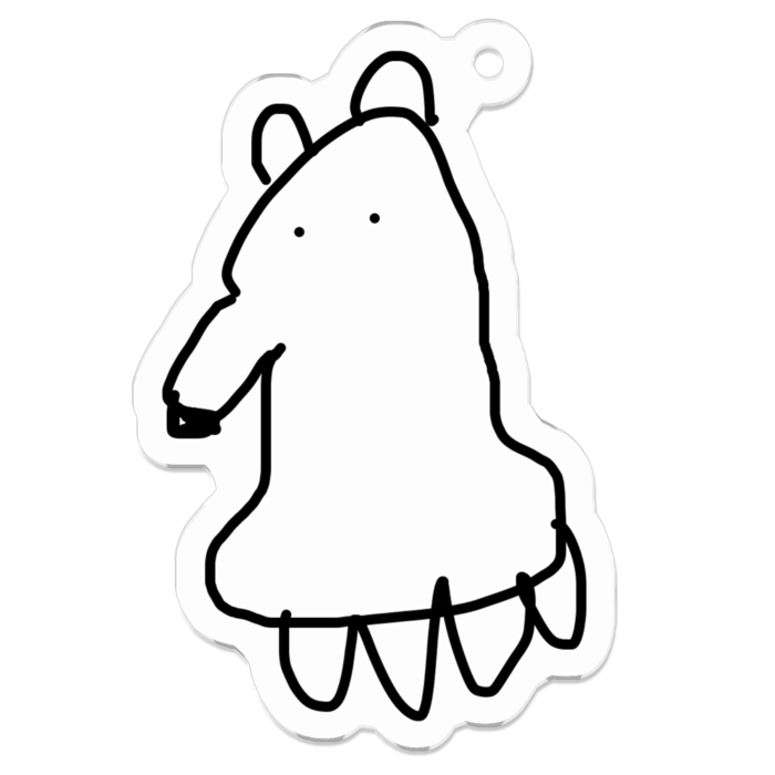 アクリルキーホルダー - 50 x 50 (mm)