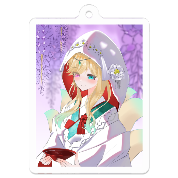 アクリルキーホルダー - 50 x 50 (mm)